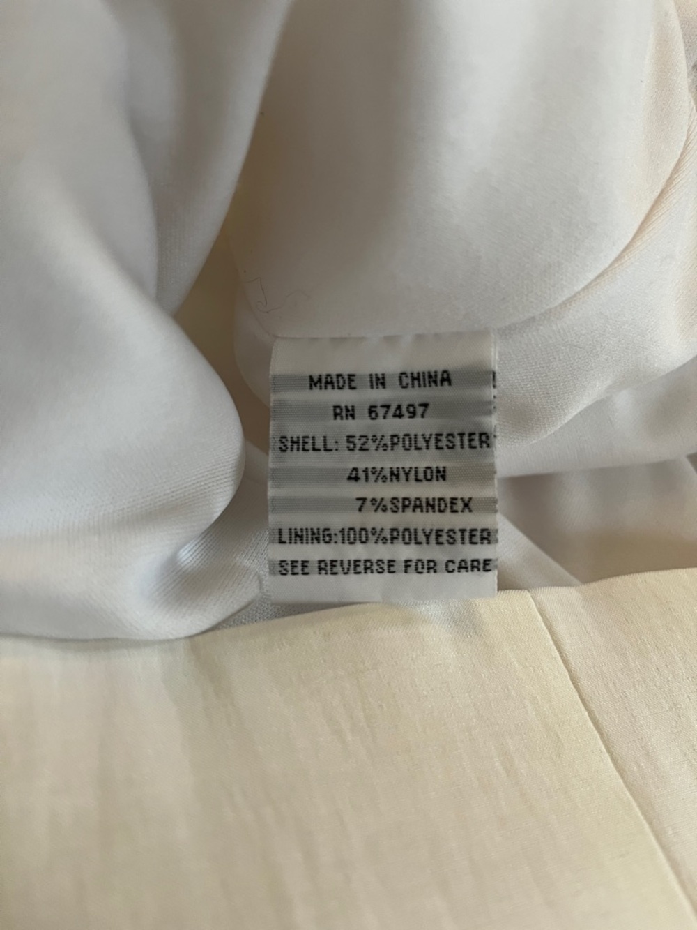 Danny Couture White V- Neck Blouse tiered ruffle collar,black jeweled buckle XL - Picture 7 of 13